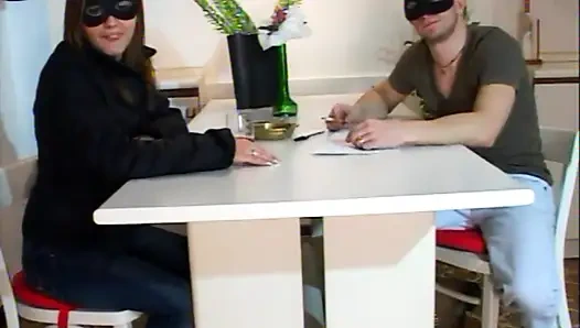 Wonderful Masked Teen with Nice Tits Fucked and Cummed on Pussy by Sinful Married Man