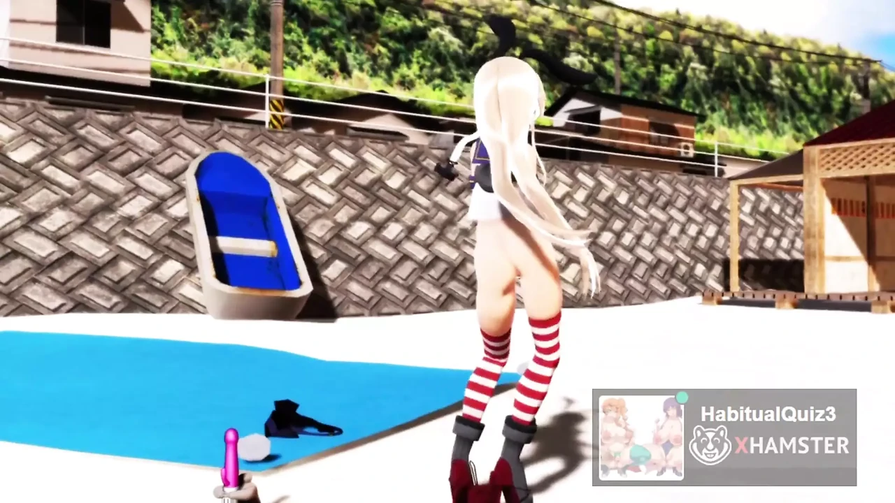MMD r18 suzuya become an adult model after broke 3d hentai