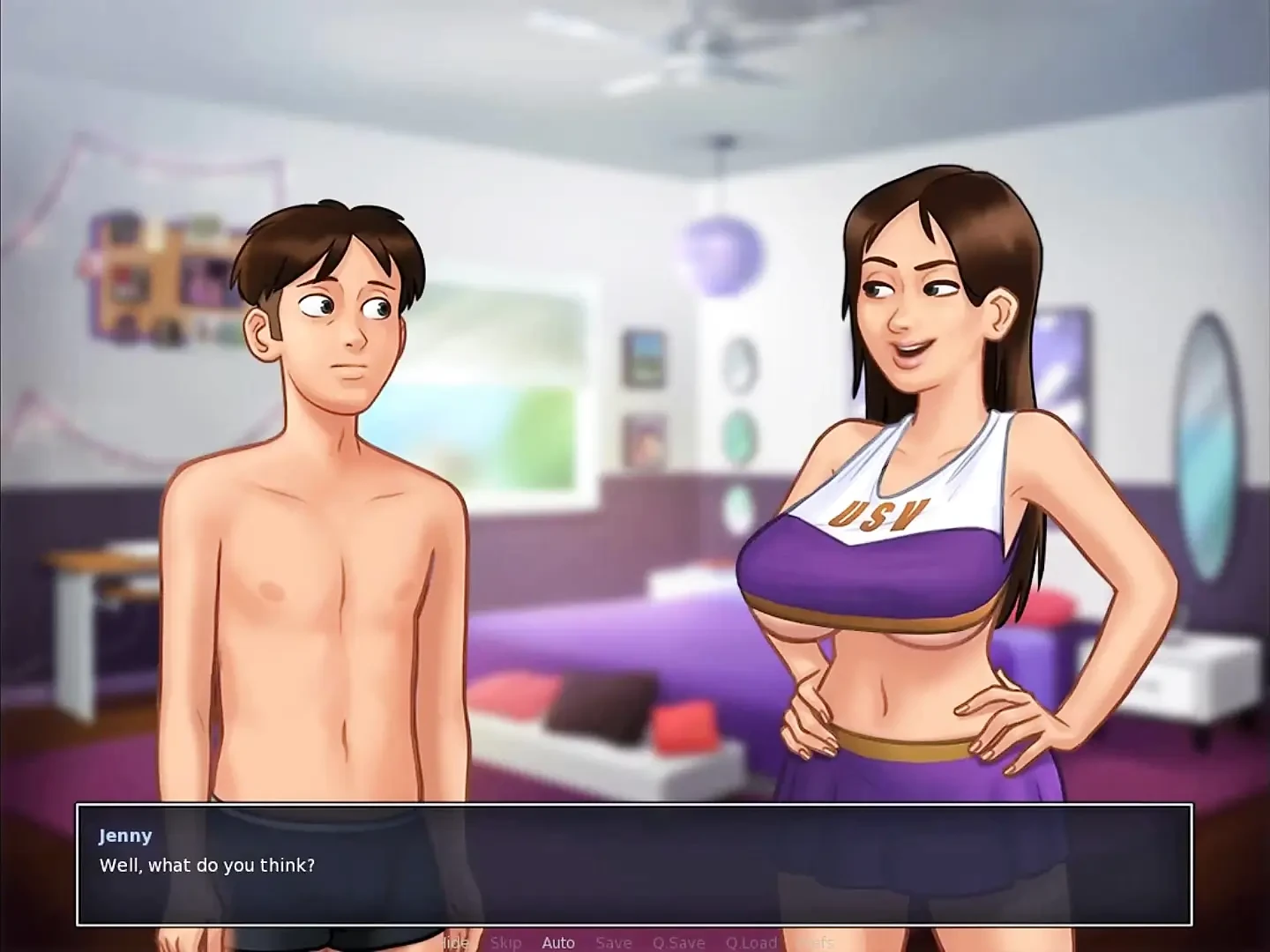 My stepsister invites me to have sex without a condom when our parents aren't home.