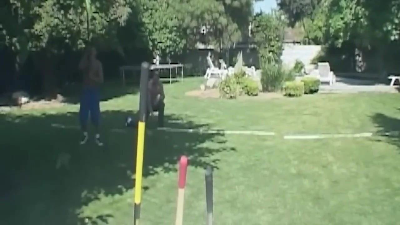 Mature Blonde MILF Takes Giant Broom Handle Anal