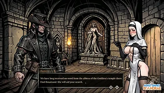 Sexorcism: Lust Confession Gameplay Part 5 - Abbess Roala Boss Fight & Inner Sanctuary Battle