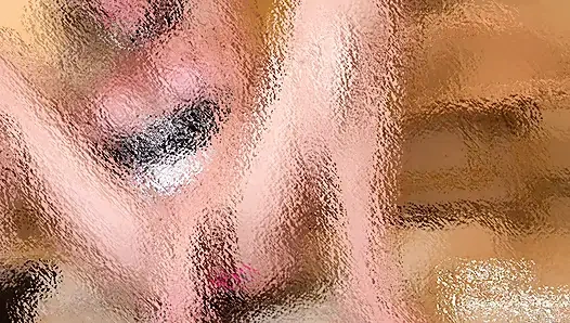 Instruction: Housemaid Kate Monroe squirts on your feather duster