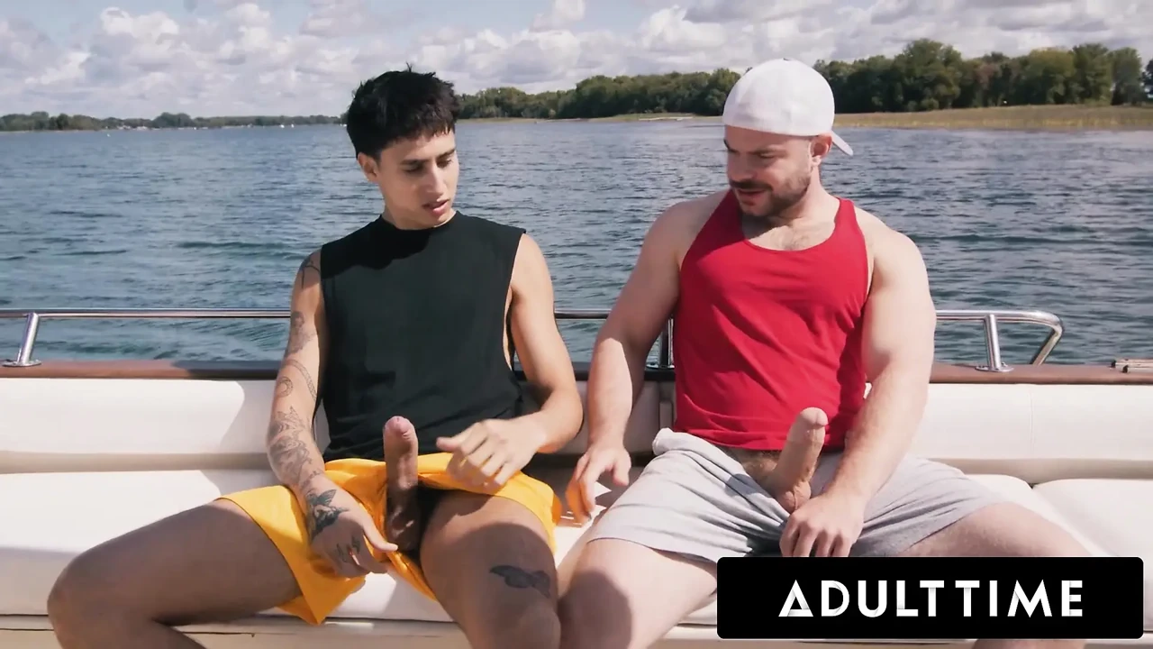 ADULT TIME – Straight Buddies Marcus McNeil & Angel Elias Turn Disappointing Boat Day Into Hard Fuck
