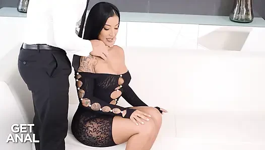 Mariana Martix ile göt deliği patronu için göt derin - anal seks