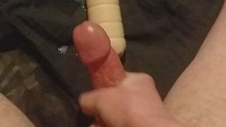 Another morning wood leads to another cumshot