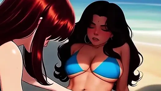 Sütlü orta yaşlı seksi kadınlar plaja gidiyor 2