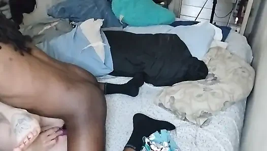 Getting my tiny twat pounded