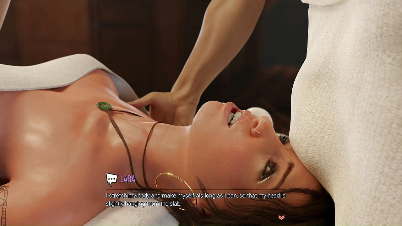 Sexy Queen Lara Cheating with a Servant and Getting Fucked, Visual Novel