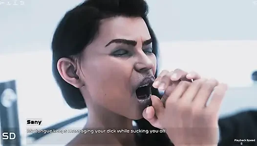 Sebuah perjalanan panjang. Instruksi JOI dari milf profesor seksi ep.14