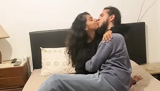 I fuck my horny stepsister Wild Hope and penetrate her in all positions until she fills her beautiful face with milk