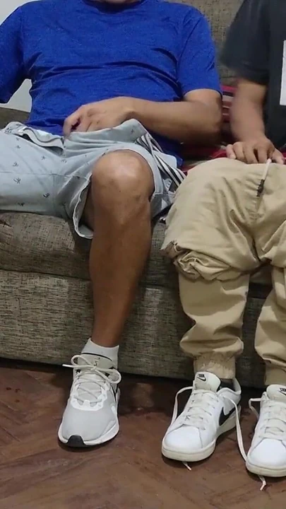 Iconic moment from "Threesome with my stepfather and stepbrother"