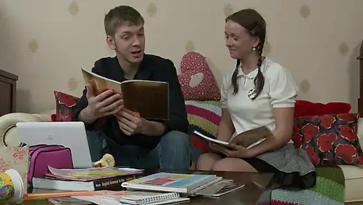 Redhead teen gets anally fucked