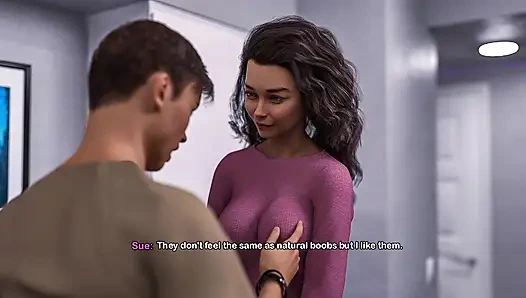 I Came Hard in My Bed After Seeing My Stepmom's New Fake Tits - My Bimbo Dream Part 2