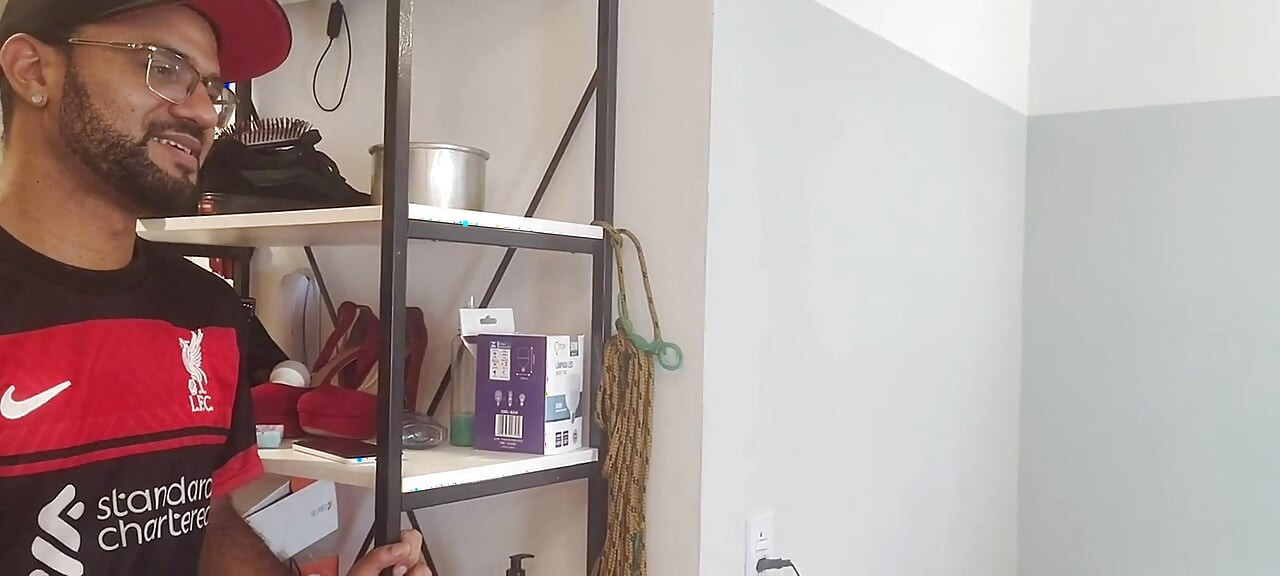 Mom Being Sexy in Front of the Mirror, Naughty Stepson