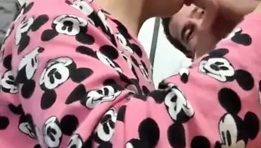 Francesca Palma Sucking my roommate’s cock