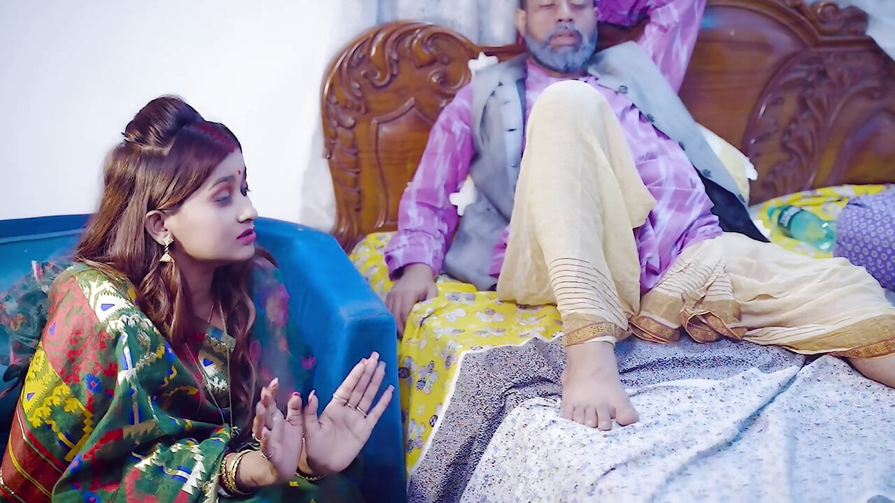 Bete ke ghar pe nhi rahne par sasur ne meri jawani ki pyaas bujhai