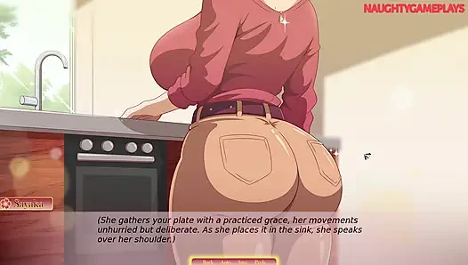 Sayaka My Naughty Milf Neighbor By Erebeta - Sexy Big Tits Stepmom Enjoying HOT SEX With Her New Neighbor