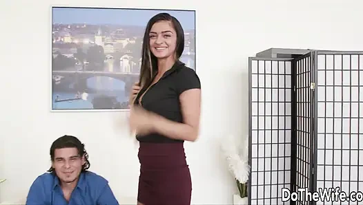 Massive Black Cock Reams Beautiful Brunette Wife Latoya Devi