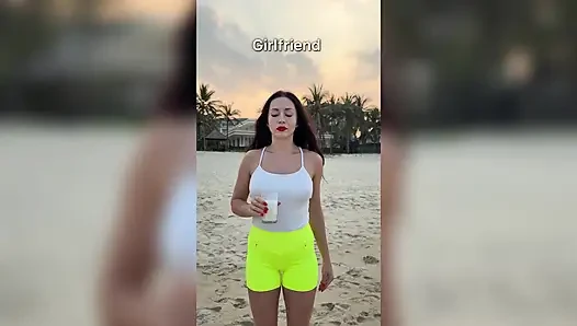 cewek sange ini dientot habis-habisan sampai belenggu di luar ruangan