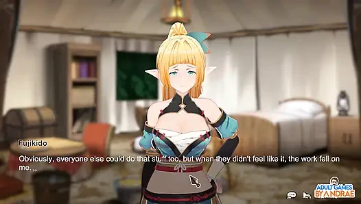 Melarikan diri, peri ninjaku! Gameplay 3d bagian 2 - latihan dan eksplorasi lizet dimulai