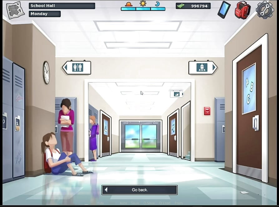 Summertime Saga Gameplay : Intenzivní masážní scéna s recepční.