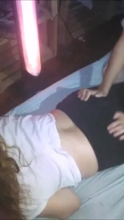 Massage and doggy fuck with yellow thong | Clip 1