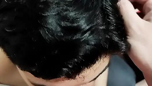 Халтура! Минет и сперма на Her Frankfurter! (и черные джинсы)