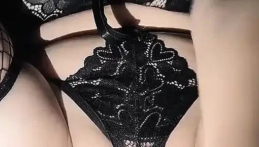 BBC Bad Bunny Takes Two black Dicks at Once