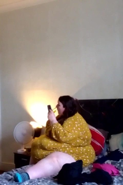 BBW SSBBW bedroom stripping