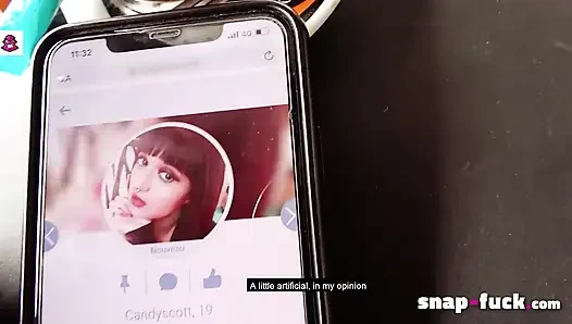 Candy dientot habis-habisan sama rando! Snap-fuck