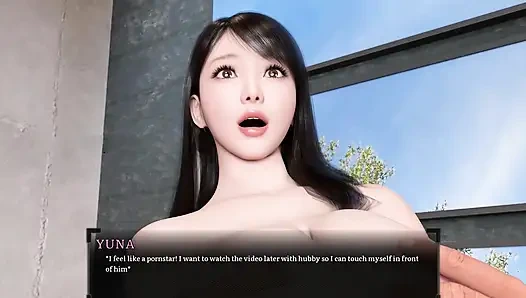 Istri nakal Asia didominasi sama pria berotot di depan pacarnya