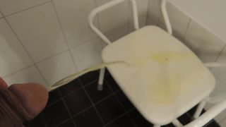 Me pissing on an chair