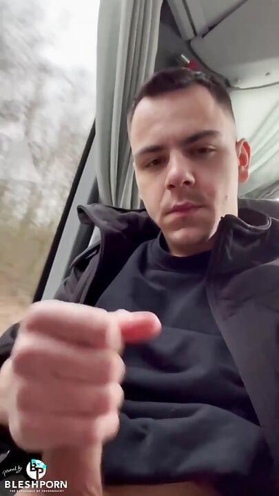 Stepson Benni Schulte on a Bus Ride