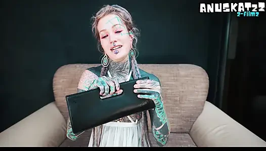 Extreme Anal Solo Silver Toy Prolapse Play