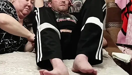 Blowjob From a Neighbor and Cum Swallowing