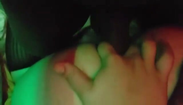 A very nice fresh ass pounding. With the lights off. And the  Lights going
