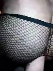 Sissy boy riding huge dildo