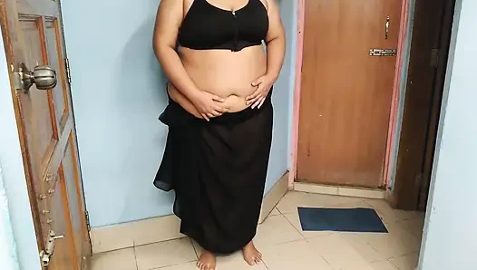 Das zimmermädchen erregte und schüttelte ihren dicken arsch, sah plötzlich den stiefsohn des besitzers und fickte sie - amateur