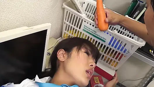 Japanese Saleswomen Scene-1_beautiful Japanese Mayuka Momota Fucking in the Store's Warehouse