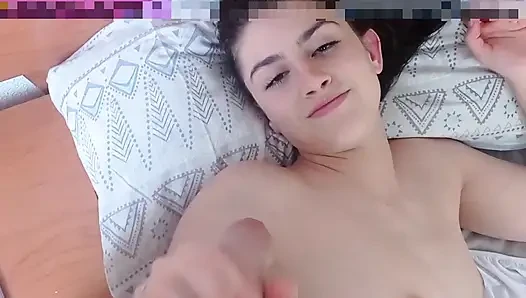 TEEN BLOWJOB IN WHITE G-STRING FUCK AND FACIAL CUM SHANAXNOW