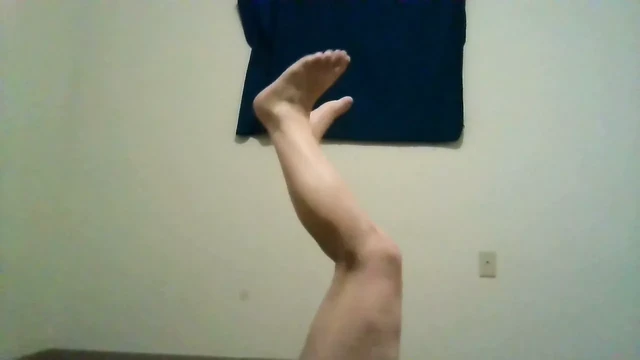 Total body stretches in the morning naked