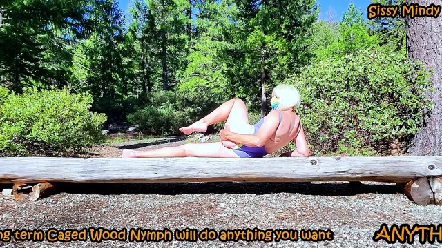 SissyMindy Sexy Wood Nymph chastity slut