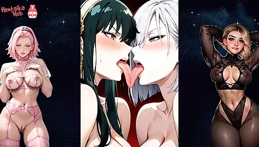 Edepsiz kaltak Yor Briar ile 2 boyutlu hentai derlemesi