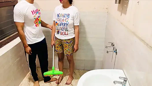 Особенная романтика горячей индийской дези пары Holi