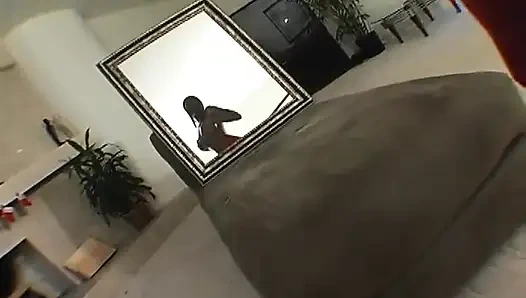 Huge Black Cock Bangs the Tight Pussy of a Black Slut