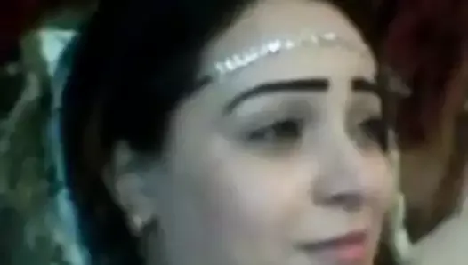 Egyptian busty pretty girl at sexy show