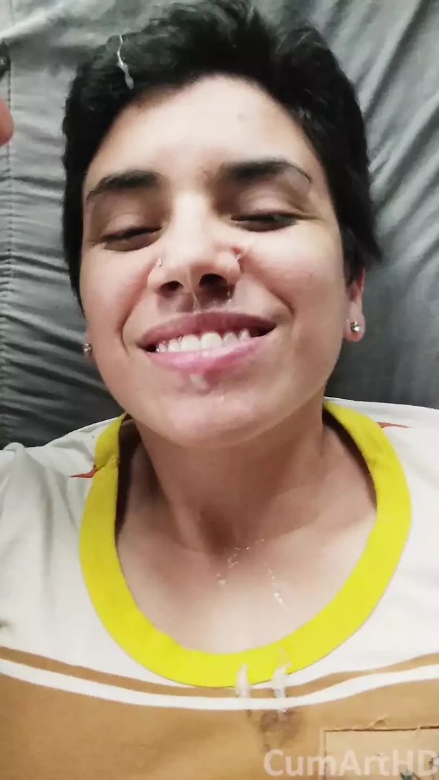 Quickie Facial on the Bed