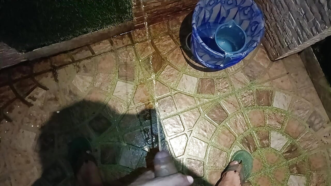 Pissing and masturbation