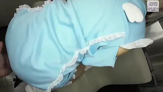 Pickup Angel Beauty at a Love Hotel. Blowjob and Deep Creampie Session