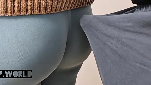 Stranger guy rub his dick in bus